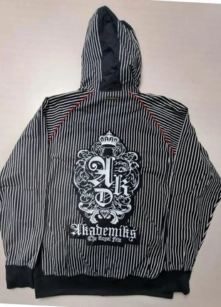 Veste coupe vent Akademiks USA logo brodé broderie taille XL coton vintage Y2K oversize, marca: akademiks, estado: Muito bom, tamanho: XL, €45.00, €47.95 inclui Proteção do Comprador