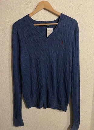 Pull Polo Ralph Lauren bleu - M (ref 11159), marke: Polo Ralph Lauren, zustand: Gut, größe: M, 14,20 €, 15,61 € beinhaltet Vinted-Käuferschutz Pro