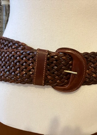 Lederen riem, staat: Heel goed, maat: Aanpasbaar, € 6,50, € 7,53 inclusief Kopersbescherming