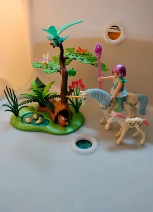 Playmobil 5450 fairy unicorn, merk: Playmobil, staat: Heel goed, maat: Universeel, € 5,00, € 5,95 inclusief Kopersbescherming