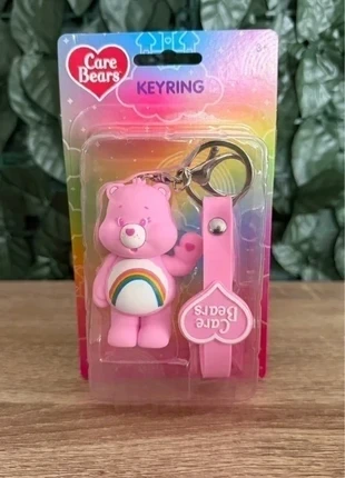 Porte-clés Care Bears Bisounours Rose (Arc-en-ciel sur le ventre) Keyring Collection, marca: Care Bears, estado: Novo com etiquetas, €5.00, €5.95 inclui Proteção do Comprador Pro