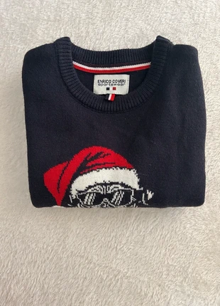Maglione Natalizio Enrico Coveri | Bulldog Babbo Natale | 4 Anni, marque: Enrico Coveri, état: Très bon état, taille: 4 ans / 104 cm, 7,00 €, 8,05 € Protection acheteurs incluse
