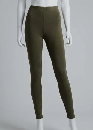 Piazza Italia Women's Leggings – Olive Green | Comfortable and Stretchy, Size S, brand: Piazza Italia, condizioni: Ottime, taglia: S / IT 40 / EU 36, €4.99, €5.94 include la Protezione acquisti
