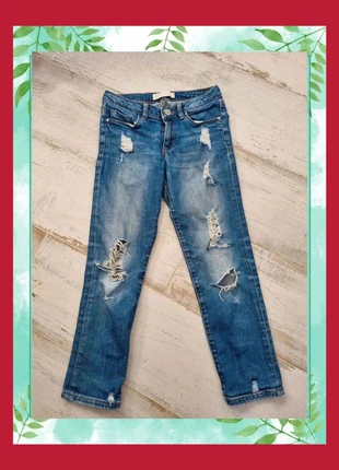 🍭Divino Pantalón vaquero desgastado y rotos de niño 7años 😍 Pantalons 💕 Pantaloni, brand: Zara, condizioni: Ottime, taglia: 7 anni / 122 cm, €8.00, €9.10 include la Protezione acquisti