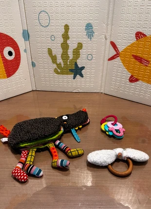 Livre peluche T’es fou louloup - Ebulobo et clés, merk: Ebulobo, staat: Heel goed, maat: Pasgeborene, 44 cm, € 4,00, € 4,90 inclusief Kopersbescherming