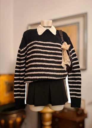 #Zara #Bomber Sweater #MonsterHigh Style with #College Stripes #Witchy #School Vibes, marque: Hysteric Glamour, état: Très bon état, taille: M / 38 / 10, 20,00 €, 21,70 € Protection acheteurs incluse