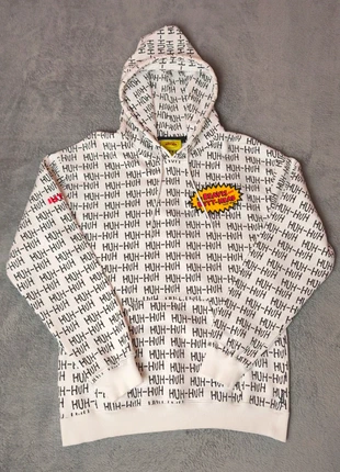 Pull à capuche IUTER x Mike Judge Beavis and Butt-Head blanc noir logo brodé - S, marque: IUTER, état: Très bon état, taille: S, 20,00 €, 21,70 € Protection acheteurs incluse