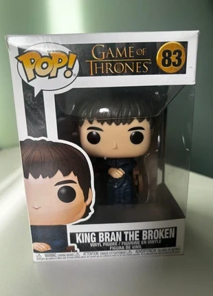 POP! Game of Thrones n°83 - King Bran The Broken – Funko Pop, marca: Funko Pop, estado: Bom, tamanho: Prematuro, até 44 cm, €5.00, €5.95 inclui Proteção do Comprador