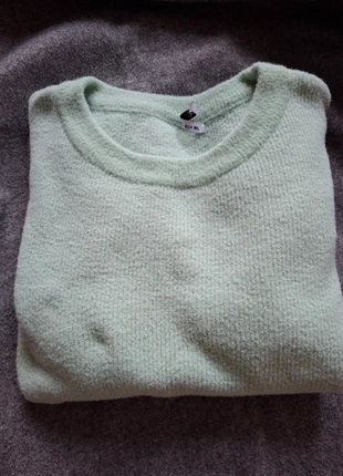 Pullover d’hiver très doux en vert pistache M, brand: Zuiki, condition: Very good, size: M / 38 / 10, €6.00, €7.00 includes Buyer Protection