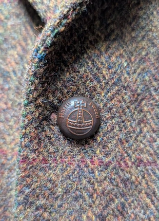 Veste blazer Harris Tweed marron avec coudière en laine motif chevron herringbone taille 56, marque: Harris Tweed, état: Très bon état, taille: 56, 120,00 €, 126,70 € Protection acheteurs incluse
