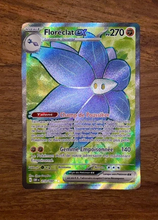 Floreclat EX FA • Flammes Obsidiennes • Ultra Rare • FR • NM • 213/197, marke: Pokémon, zustand: Sehr gut, 3,00 €, 3,85 € inklusive Vinted-Käuferschutz