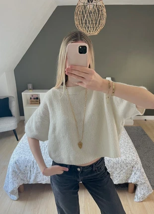 Pull manche courte taille unique, marque: Boutique indépendante, état: Très bon état, taille: Taille unique, 32,00 €, 34,30 € Protection acheteurs incluse