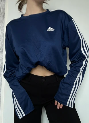 Adidas Climalite Navy Long Sleeve Training Top L, merk: adidas, staat: Heel goed, maat: L / 40 / 12, € 22,50, € 24,33 inclusief Kopersbescherming