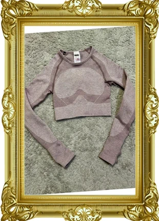 Haut crop top Gymshark seamless XS – manches longues violet, brand: Gymshark, condition: New without tags, size: XS / 34 / 6, €14.99, €16.44 includes Buyer Protection