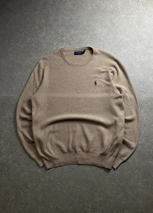 Ralph Lauren Cotton Brown Horse Sweater Pullover, brand: Ralph Lauren, condizioni: Ottime, taglia: L, €39.90, €42.60 include la Protezione acquisti Pro