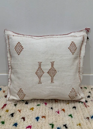 Housse de coussin - soie de cactus, marque: Marrakech, état: Très bon état, taille: 45 x 45 cm, 34,90 €, 37,35 € Protection acheteurs (Pro) incluse