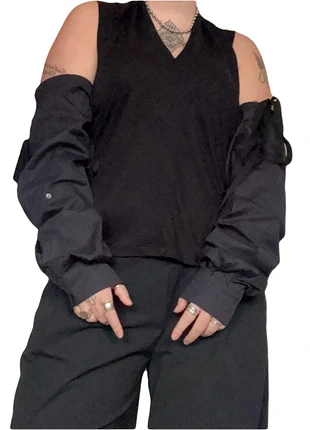 Ann Demeulemeester Sabien Sleeves (black), merk: Ann Demeulemeester, staat: Nieuw met prijskaartje, € 200,00, € 210,70 inclusief Kopersbescherming