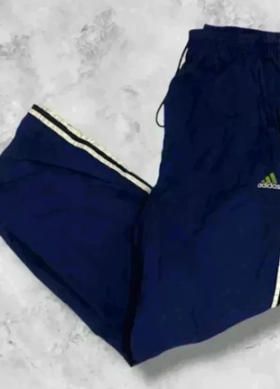 Trackpants / Jogging large - parachute - Adidas - Vintage/90’s/y2k - Très bon état - Bleu - M/L, marca: adidas, estado: Muito bom, tamanho: M, €22.00, €23.80 inclui Proteção do Comprador