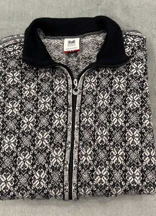 Veste Gilet Zippé Dale Of Norway Frida Laine Mérinos | Blanc / Noir | Taille L, marque: Dale of Norway, état: Très bon état, taille: L / 40 / 12, 90,00 €, 95,20 € Protection acheteurs incluse