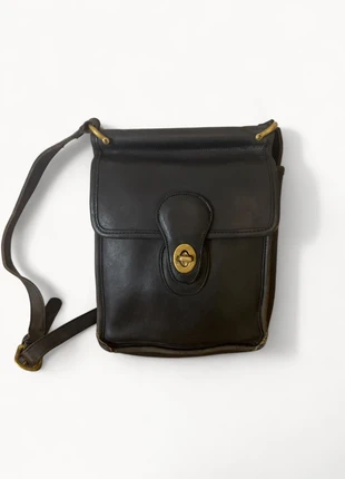 Coach Murphey | Sac de collection à bandoulière en cuir noir, brand: Coach, condition: Good, €75.00, €79.45 includes Buyer Protection Pro