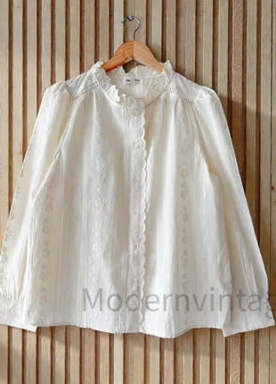 Chemise crème beige taille M/L, marke: In April 1986, zustand: Neu, mit Etikett, größe: M / 38 / 10, 35,00 €, 37,45 € beinhaltet Vinted-Käuferschutz Pro