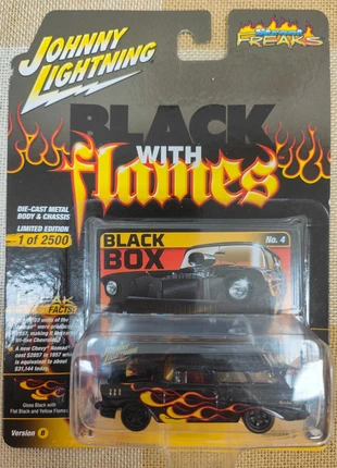 Black with flames, marca: Johnny Lightning, estado: Muito bom, tamanho: Tamanho único, €10.00, €11.20 inclui Proteção do Comprador