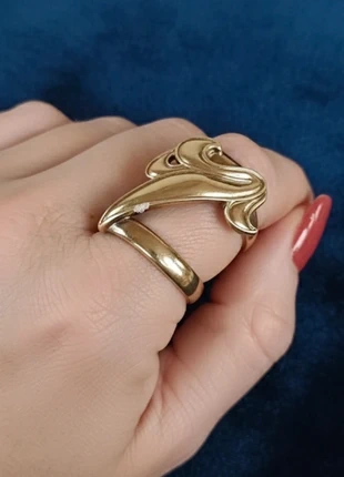 Anello vintage Art Nouveau Liberty argento placcato oro, marque: Art Nouveau argento 925, état: Bon état, taille: 18,1 mm, 58,00 €, 61,60 € Protection acheteurs incluse