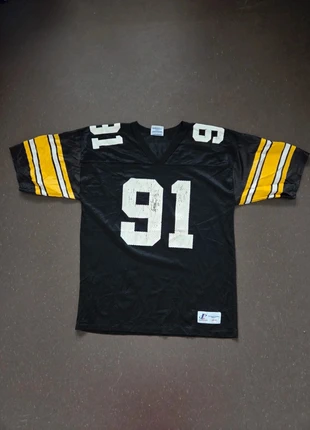 Maillot vintage NFL Pittsburgh Steelers Kevin Greene Logo Athletic Années 90 Mesh, brand: NFL, condition: Good, size: L, €25.00, €26.95 includes Buyer Protection Pro