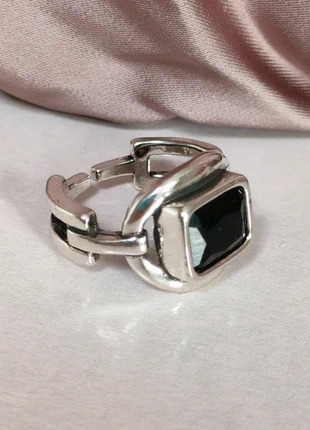 Bague, marque: Argent, état: Très bon état, taille: Ajustable, 15,00 €, 16,45 € Protection acheteurs incluse