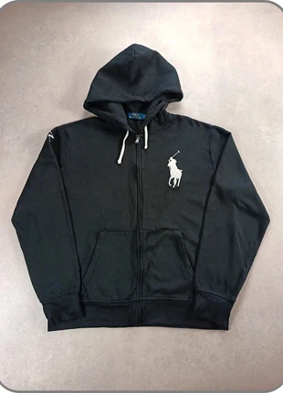 Sweat à capuche zippée Veste Ralph Lauren Big Pony | noir | taille L pour homme, marque: Ralph Lauren, état: Très bon état, taille: L, 57,90 €, 61,50 € Protection acheteurs (Pro) incluse