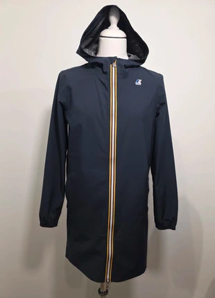 Manteau long parka imperméable K-way Thomas stretch dot bleu foncé taille M mixte 🔥, merk: K-Way, staat: Heel goed, maat: M, € 159,00, € 167,65 inclusief Kopersbescherming Pro