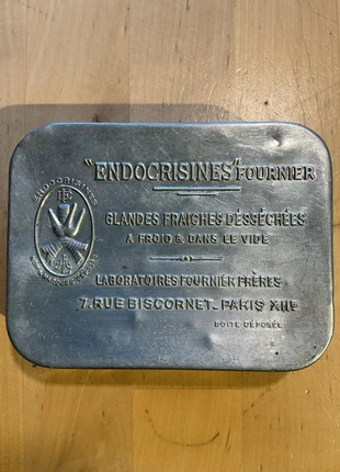 Boîte apothicaire Endocrinines Fournier frères Vintage, marca: Fournier, estado: Bom, €9.00, €10.15 inclui Proteção do Comprador