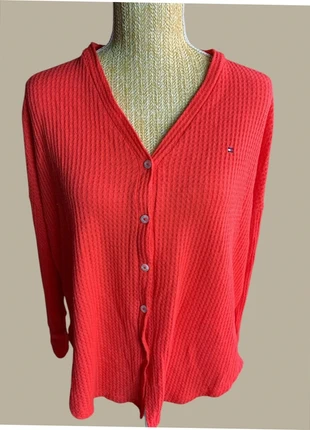 Cardigan rouge Tommy Hilfiger Femme - Taille S, brand: Tommy Hilfiger, condition: Very good, size: S / 36 / 8, €15.00, €16.45 includes Buyer Protection Pro