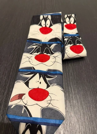 Looney Tunes Sylvester Tie – Excellent Condition, marca: Looney Tunes, estado: Novo sem etiquetas, €12.95, €14.30 inclui Proteção do Comprador