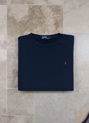 Sweat col rond Ralph Lauren - Homme M oversize - Marine logo rouge - Excellent état, marque: Ralph Lauren, état: Très bon état, taille: M, 50,00 €, 53,20 € Protection acheteurs (Pro) incluse