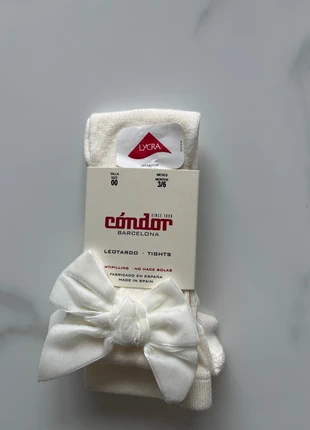 Ivory baby tights, brand: Cóndor, condition: New with tags, size: 3-6 months / 62 cm, €15.00, €16.45 includes Buyer Protection