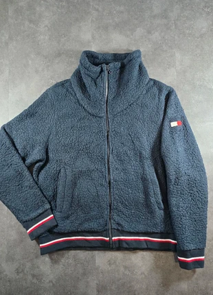 Veste | Tommy Hilfiger | Homme | Bleu | Taille M | Zip | Sherpa | Logo brodé, brand: Tommy Hilfiger, condition: Good, size: M, €14.00, €15.40 includes Buyer Protection