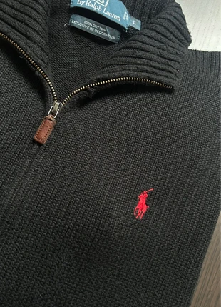 Pull Ralph Lauren Half Zip 1/4 Zip col camionneur Noir logo brodé / Taille L, marque: Ralph Lauren, état: Très bon état, taille: L, 65,00 €, 68,95 € Protection acheteurs incluse
