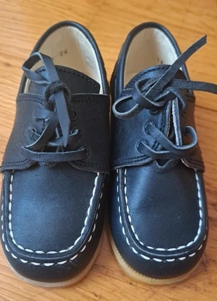Sapatos em pele azul marinho 24 Lenuxa, marca: Lenuxa, estado: Novo com etiquetas, tamanho: 24, €14.90, €16.35 inclui Proteção do Comprador