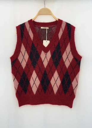 pull jacquard bordeaux et rose taille 36, marque: it Hippie, état: Très bon état, taille: S / 36 / 8, 25,00 €, 26,95 € Protection acheteurs (Pro) incluse