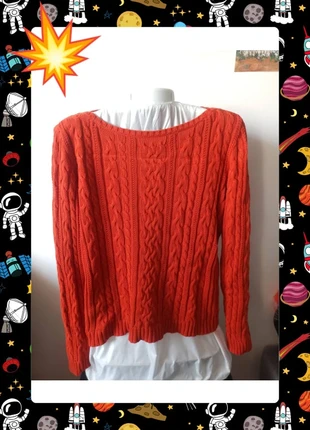 Sweat Lauren Ralph Lauren Rouge Style Torsadé, brand: Ralph Lauren, condition: Good, size: XL / 42 / 14, €19.00, €20.65 includes Buyer Protection