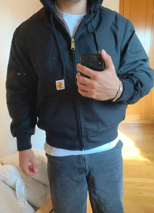 Carhartt Active Winter Jacket triple black limited edition vintage work streetwear iconic, marque: Carhartt, état: Très bon état, taille: M, 64,95 €, 68,90 € Protection acheteurs incluse
