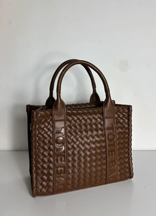 Sac tote bag marron tressé neuf avec étiquette – style chic & moderne, marque: Boutique Italiana, état: Neuf sans étiquette, 32,90 €, 35,25 € Protection acheteurs incluse