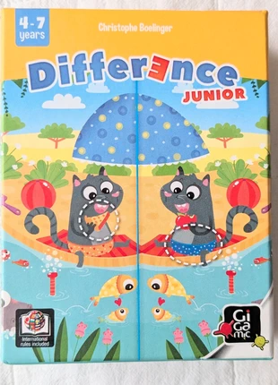 Juego Difference Junior (busca la diferencia), merk: Gigamic, staat: Heel goed, € 6,00, € 7,00 inclusief Kopersbescherming