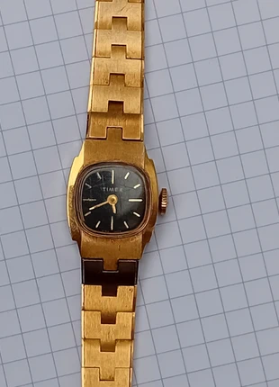 Montre Timex mécanique femme plaqué or, marque: Timex, état: Bon état, taille: Taille unique, 10,00 €, 11,20 € Protection acheteurs incluse