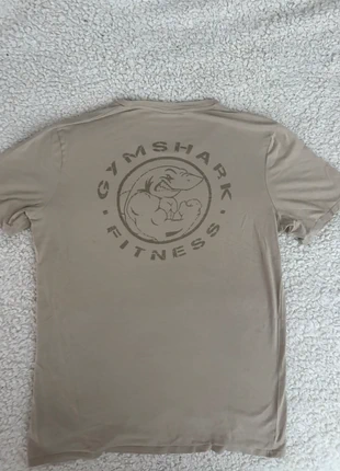 T-shirt Gymshark beige ancien logo, marque: Gymshark, état: Bon état, taille: L, 8,00 €, 9,10 € Protection acheteurs incluse