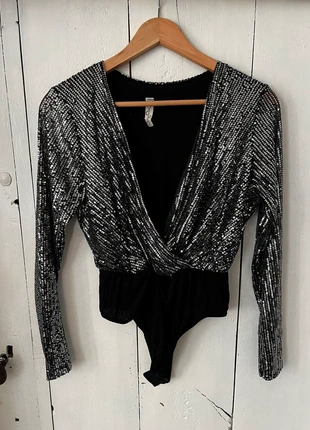 Body à paillettes, marque: Intemporel, état: Neuf sans étiquette, taille: S / 36 / 8, 15,00 €, 16,45 € Protection acheteurs incluse