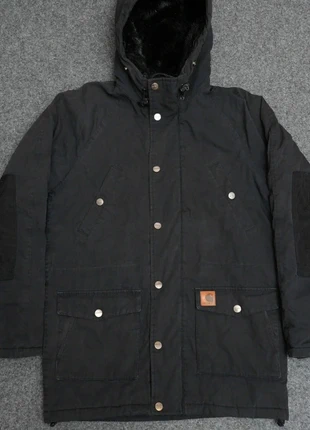 Manteau à Capuche Carhartt Wip Trapper Parka Coat Heavy Duty Military Utility Winter Jacket Noir S, marque: Carhartt, état: Très bon état, taille: S, 80,00 €, 84,70 € Protection acheteurs incluse