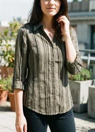 Chemise rayures M&S L, marque: M&S Mode, état: Très bon état, taille: L / 40 / 12, 10,00 €, 11,20 € Protection acheteurs incluse