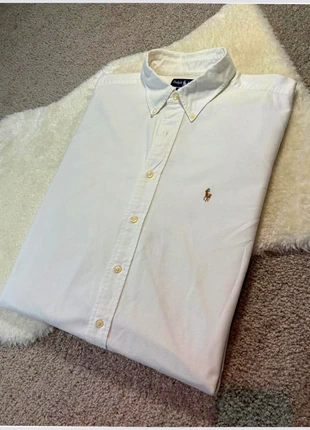 Chemise blanche à manches longues – Ralph Lauren 318N, marca: Ralph Lauren, estado: Satisfactorio, tamaño: M, 17,10 €, 18,66 € Protección al comprador Pro incluida